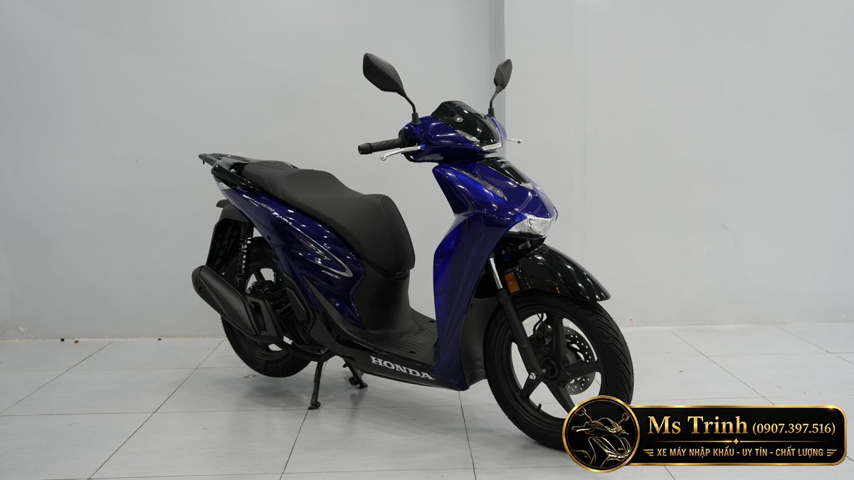 góc 3/4 Honda Sh150 Vetro Blue Sapphire New Concept
